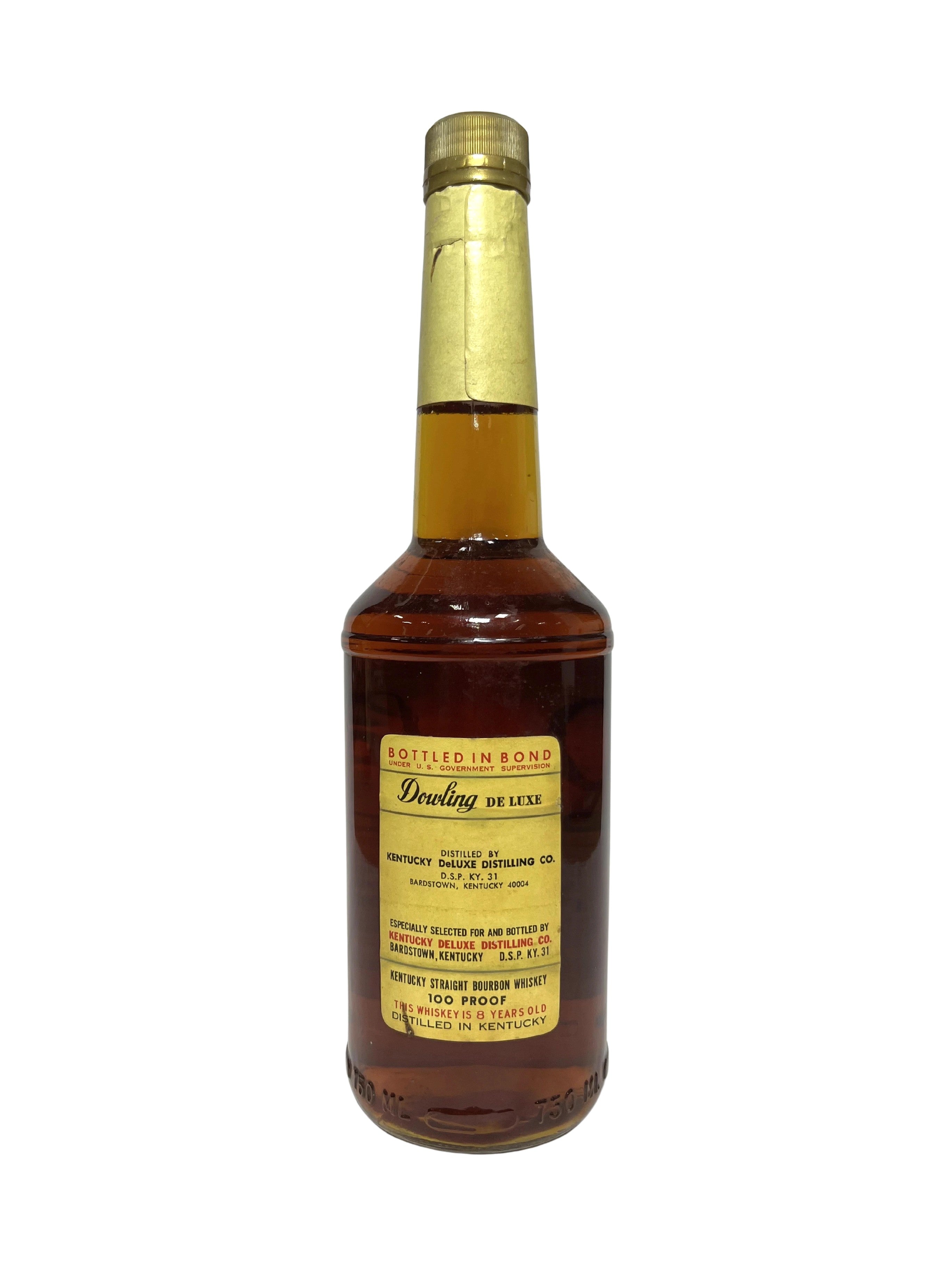 Dowling De Luxe BIB 1994 (pre-fire) -bottle back