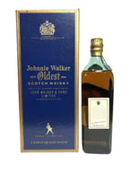 Johnnie Walker Oldest (1990's Predecessor to Blue Label) -bottle back