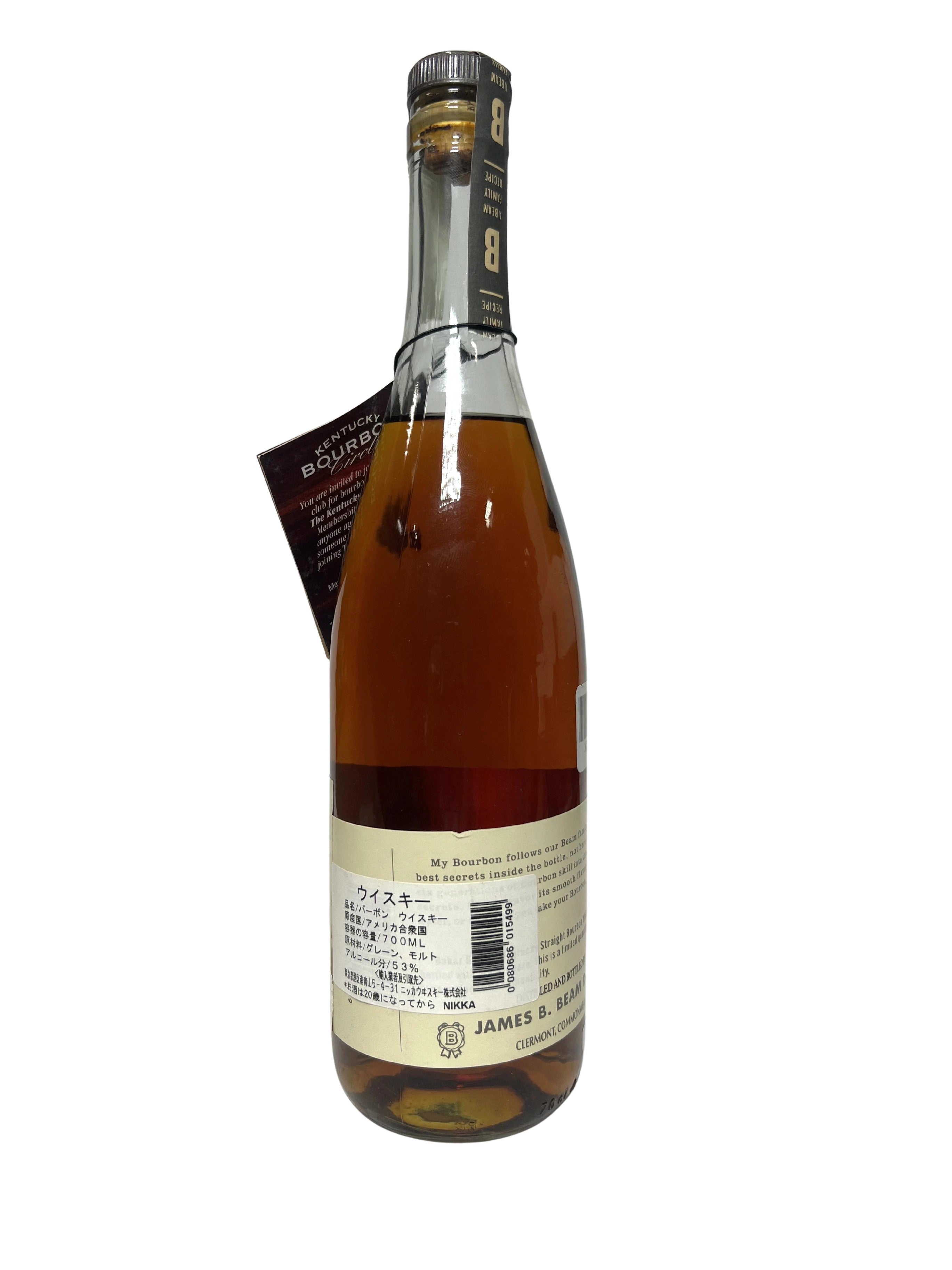 Baker's 1985 (first release) 700ml -bottle back