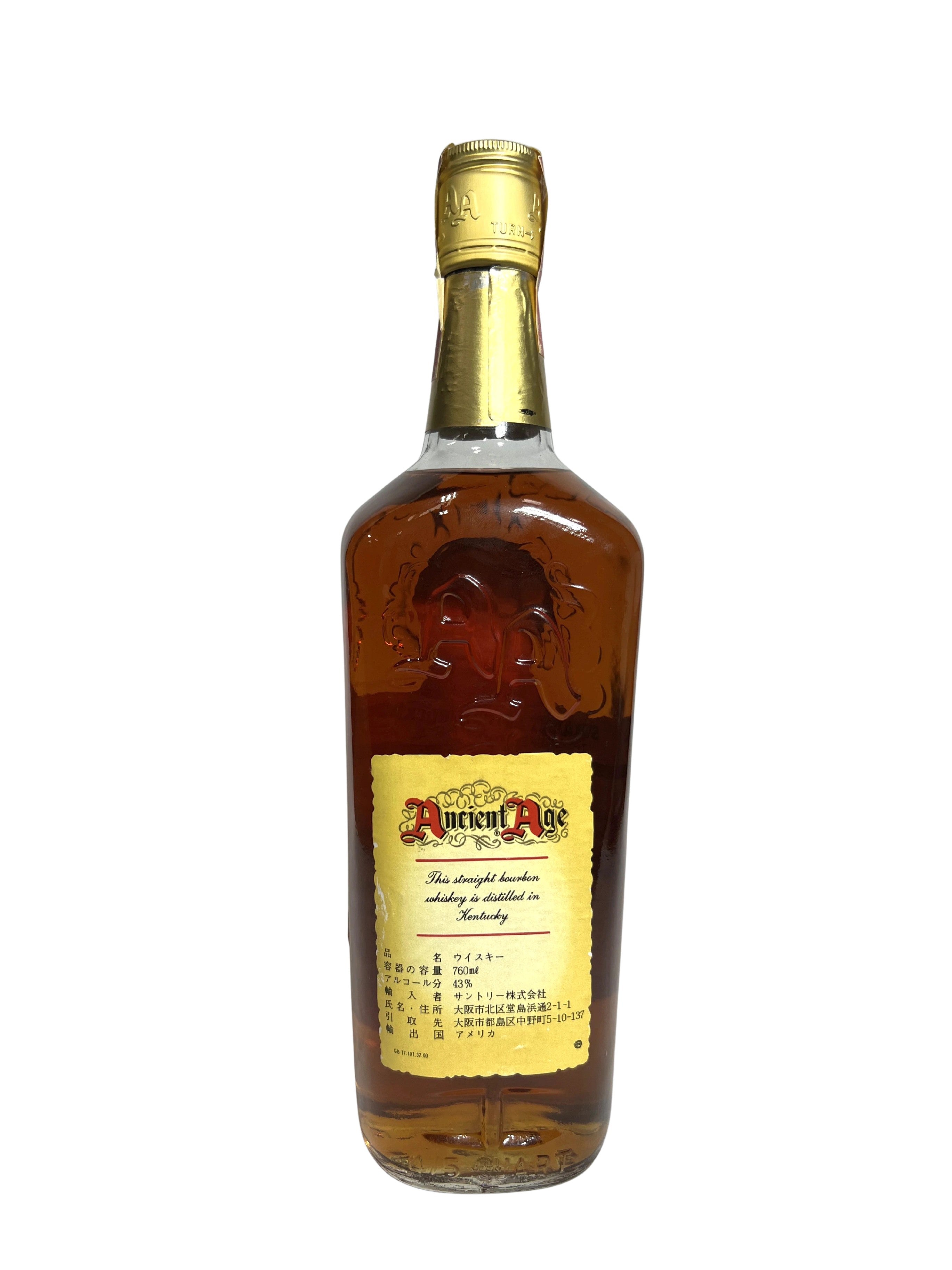 Ancient Age 86pf. 1975 -bottle back