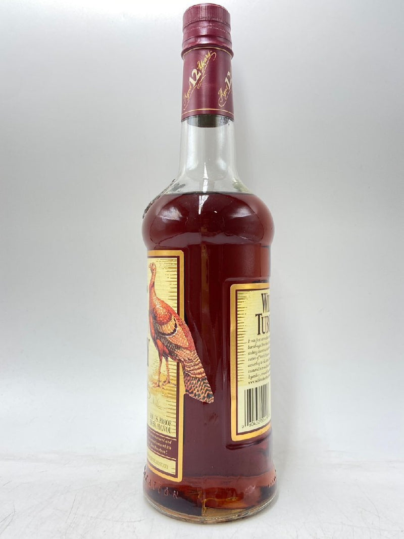 Wild Turkey 12-year Unilabel (700ml) circa 2005 with tube